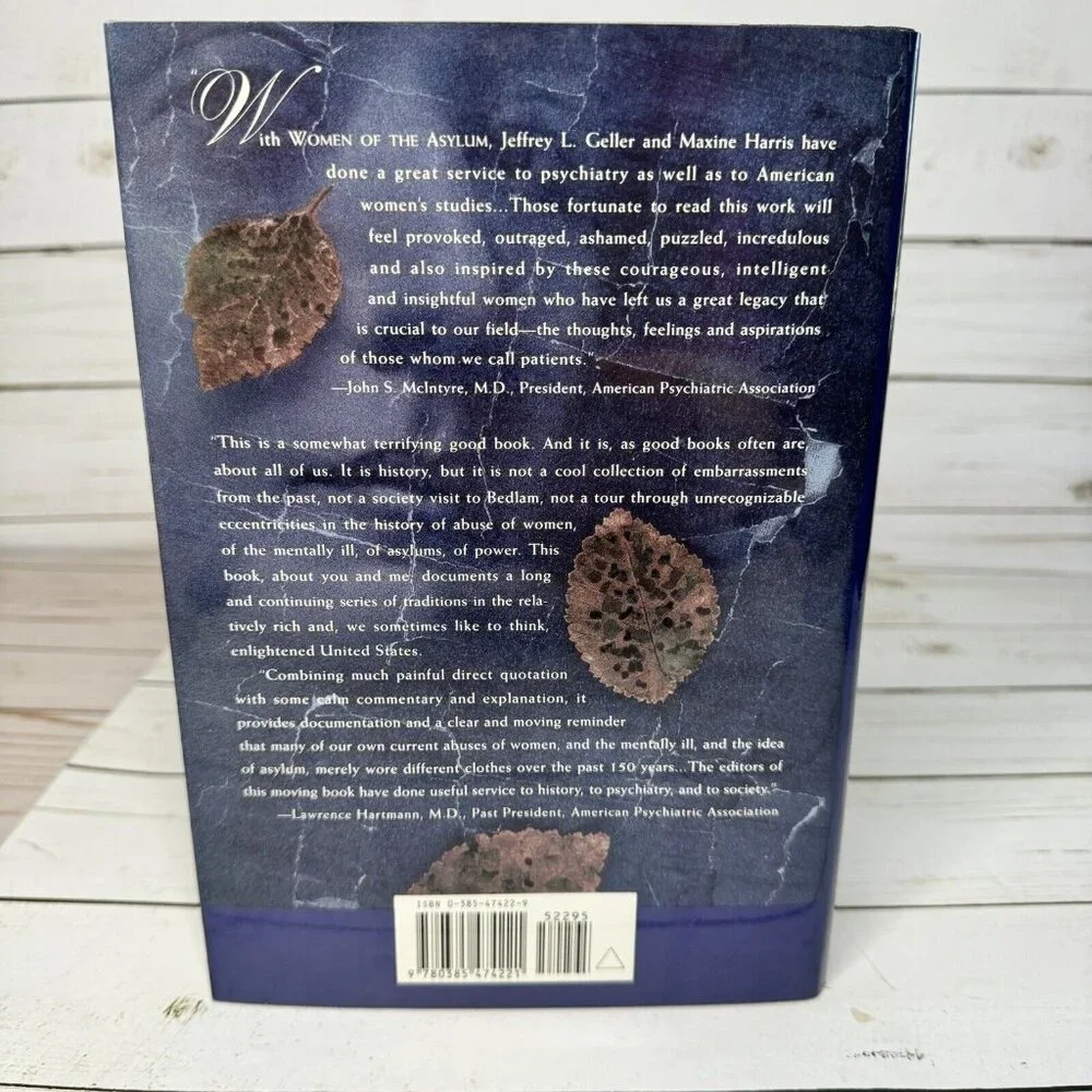 Women of the Asylum First Edition Hardcover Jeffrey Geller Maxine‎ Harris 1994